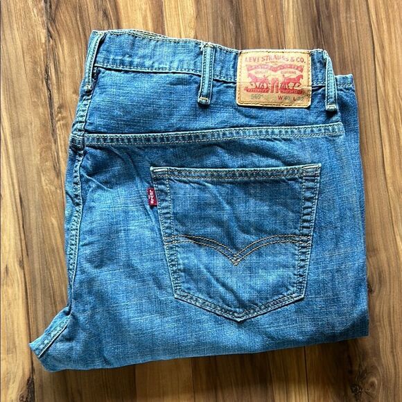 Levi's Mens 569 Loose Straight Jeans - Picture 3 of 5